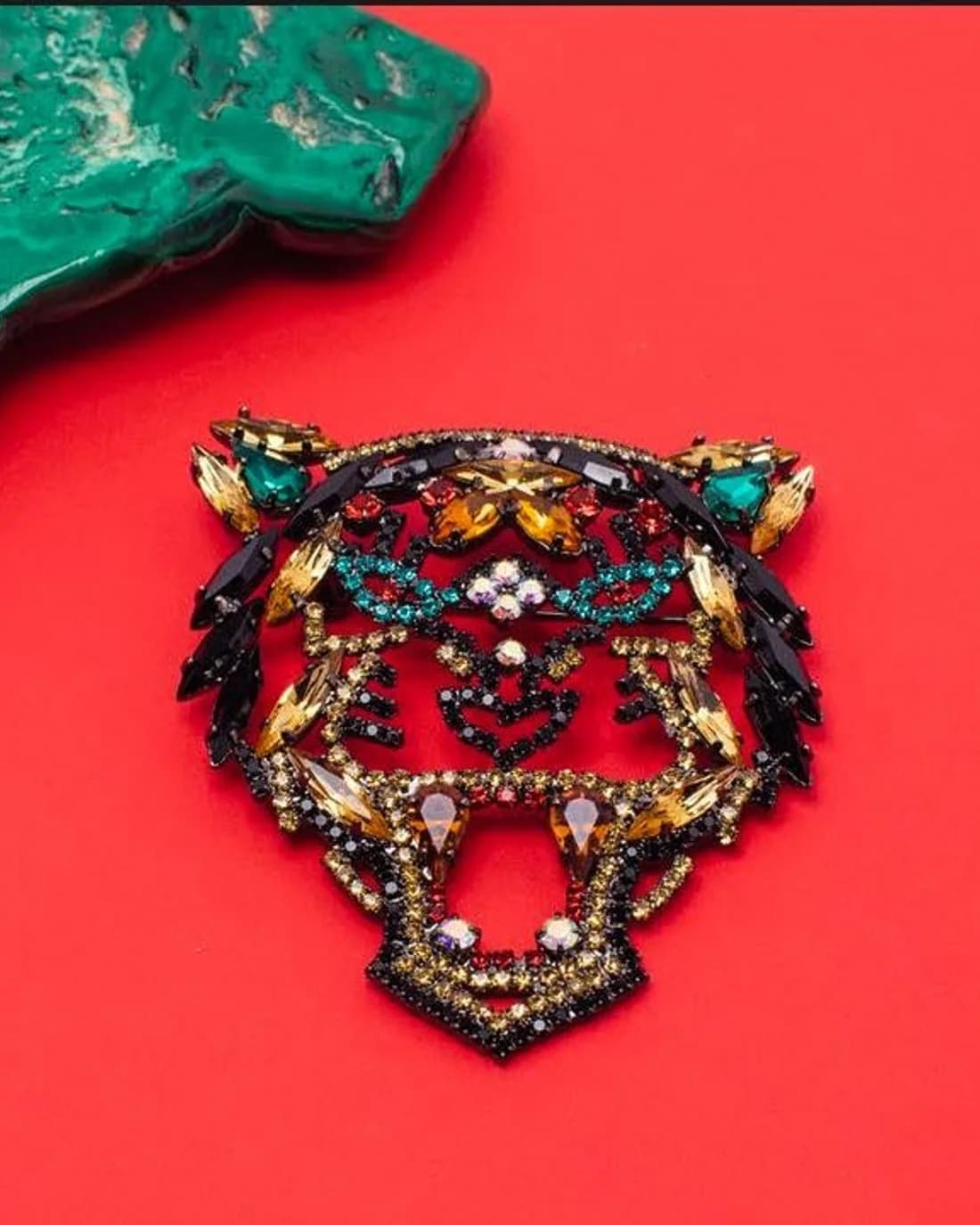 Tiger Talisman Brooch