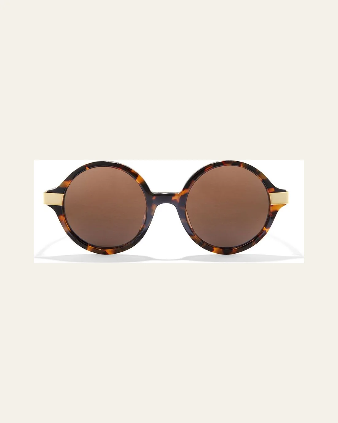 Tortoise Disc Sunglasses