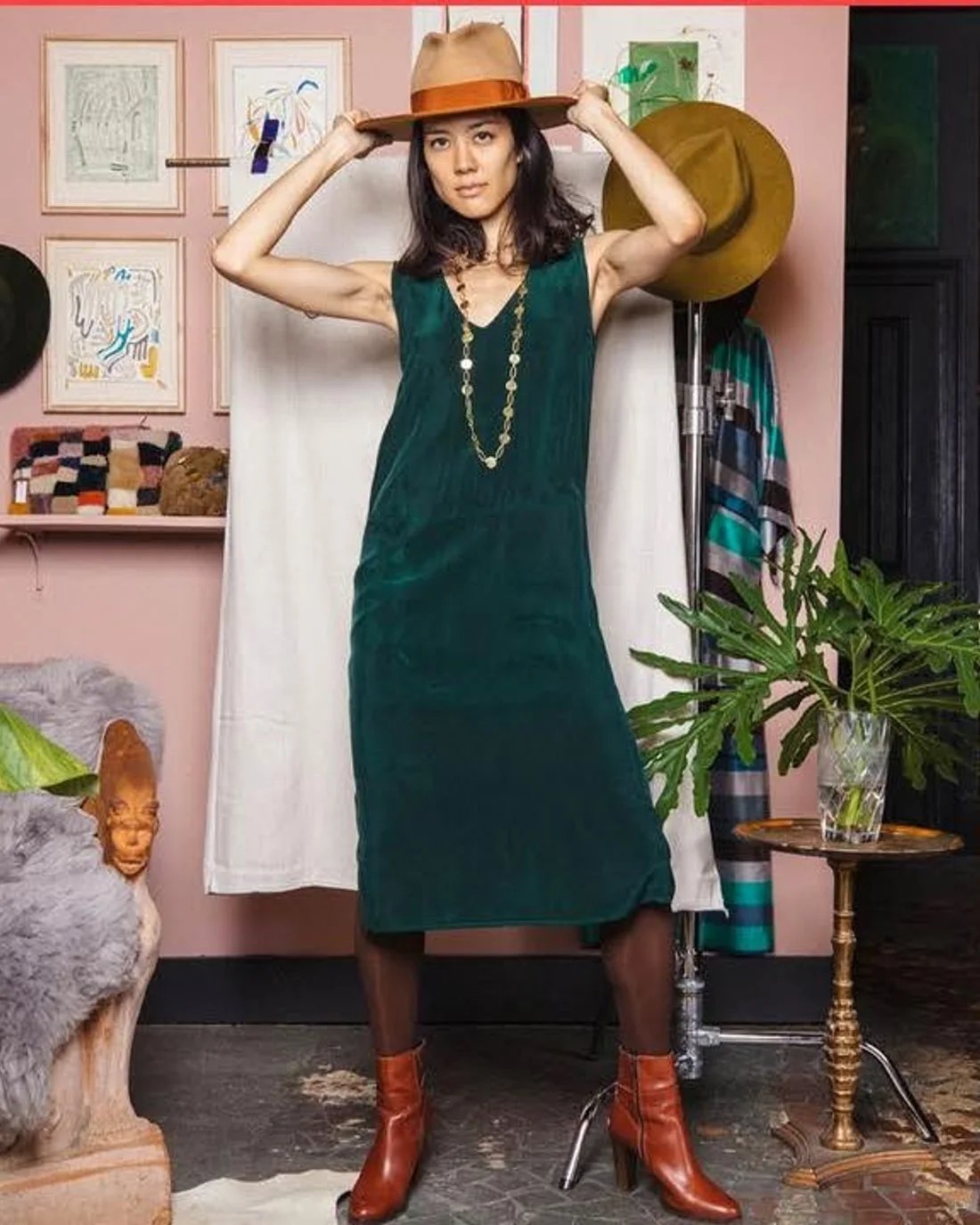 Forest Vintage Slip